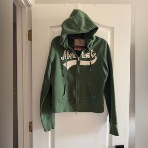 Abercrombie & Fitch Dark Green Hoodie
